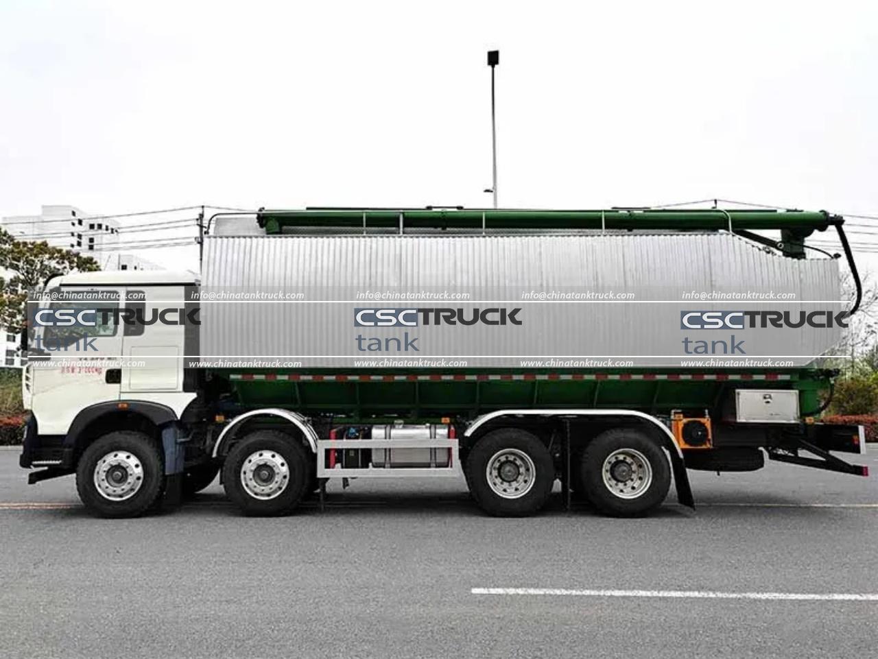 HOWO 40 CBM Dry Bulk Tanker Truck (4)