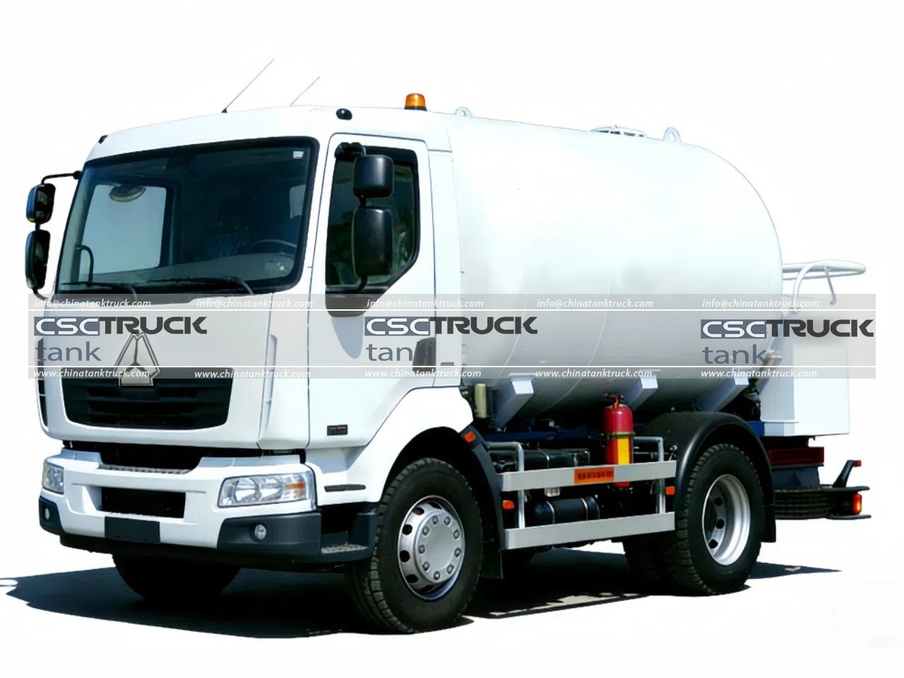 HOWO 5000L Mobile LPG Dispenser Truck