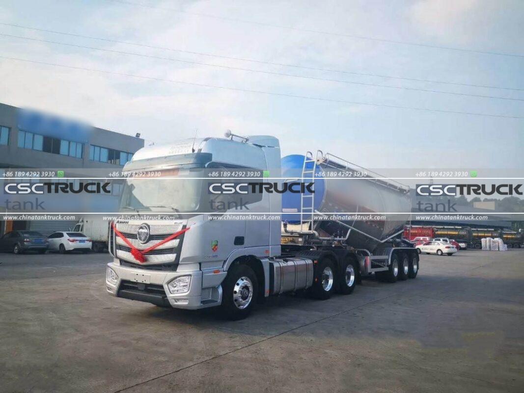 Keeping Up with the Times — the Foton Auman EST All-aluminum Cement Trailer​ Makes its Debut! (8)