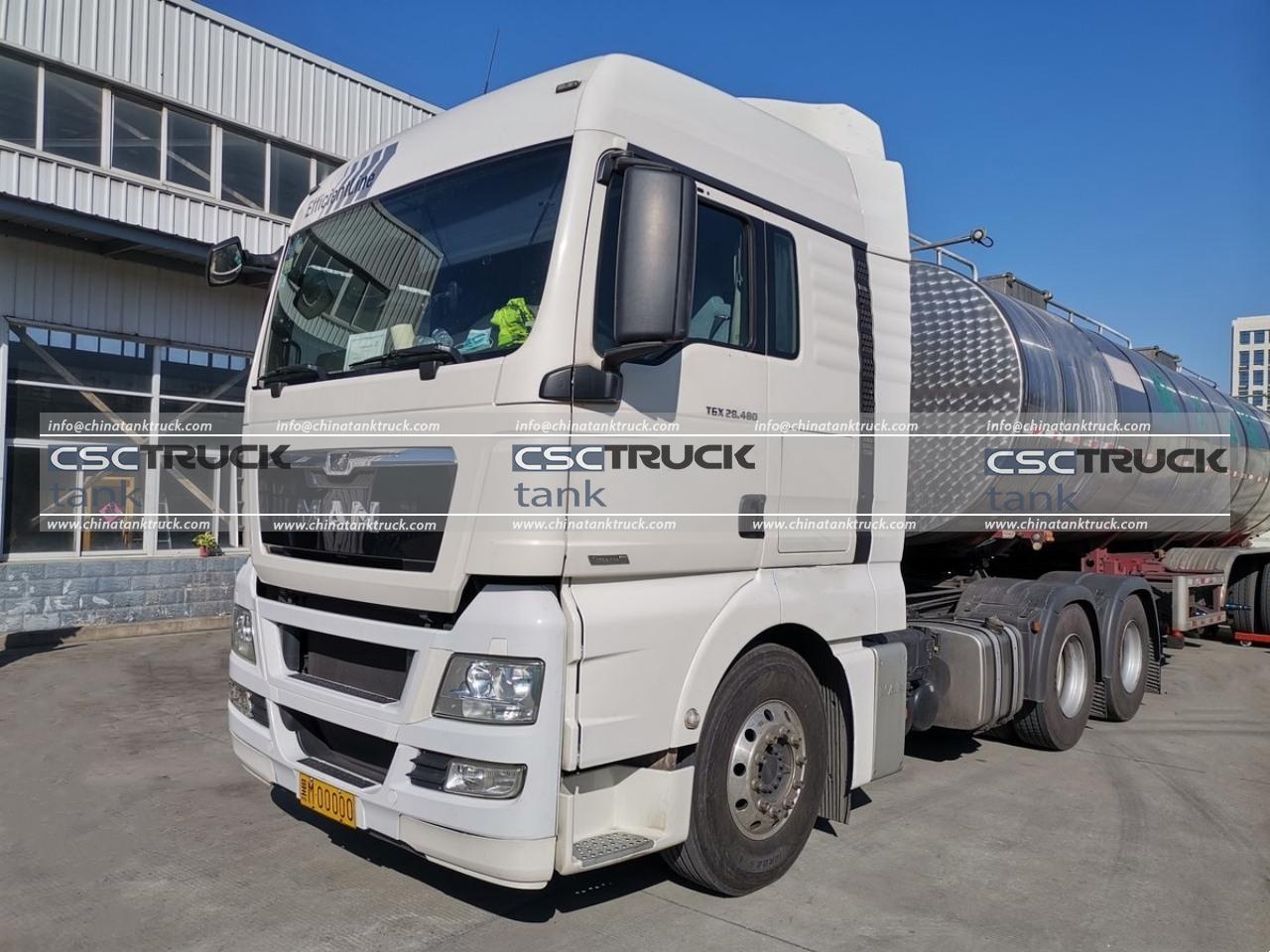 MAN TGX Fresh Milk Truck – A High-Performance, High-Efficiency Choice!