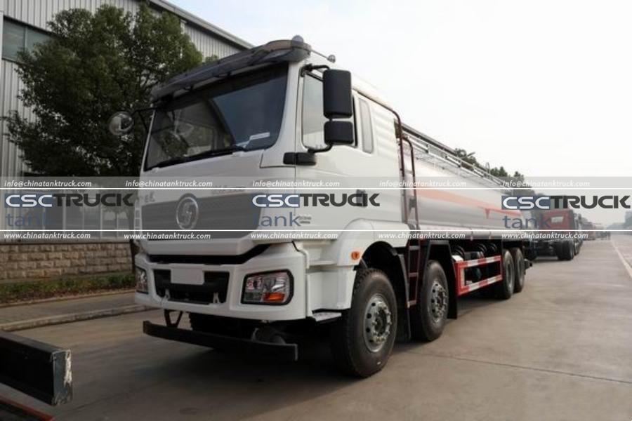 SHACMAN Delong M3000 8x4 Aluminum Fuel Tanker Truck, Luxuriously Equipped!