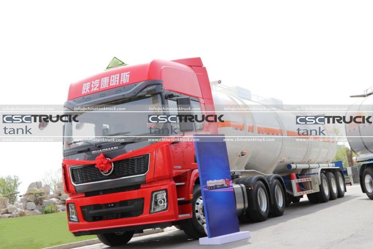 Shacman Delong X5000 6×4 Stainless Steel Fuel Tanker Truck, an Integrated Liquid Tanker! (19)