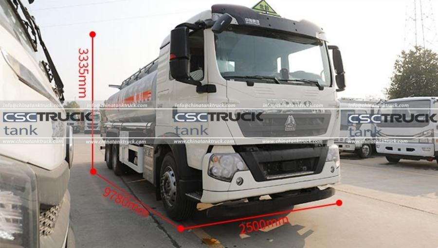 Sinotruk HOWO TX EURO VI 20 CBM Aluminum Fuel Tanker Truck, High Quality and Durable!